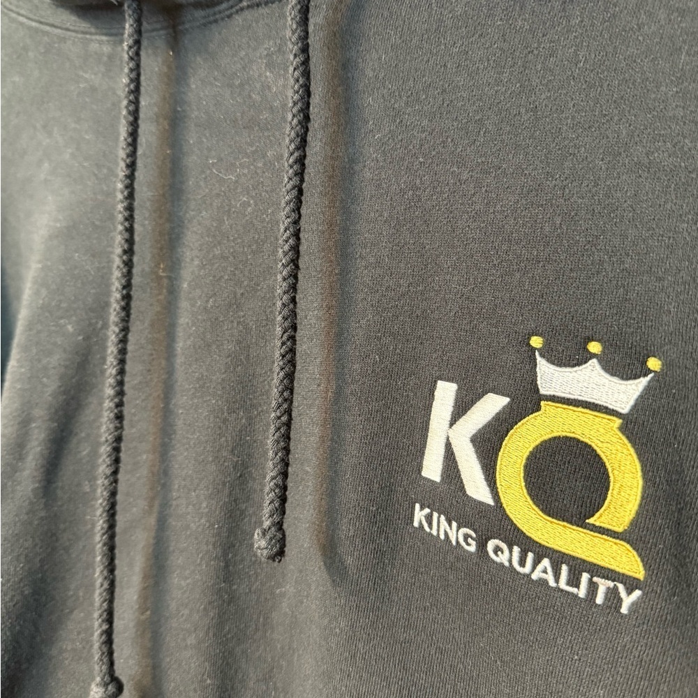 Mens 2XL Hoodie Black Sweatshirt - Picture 5 of 5
